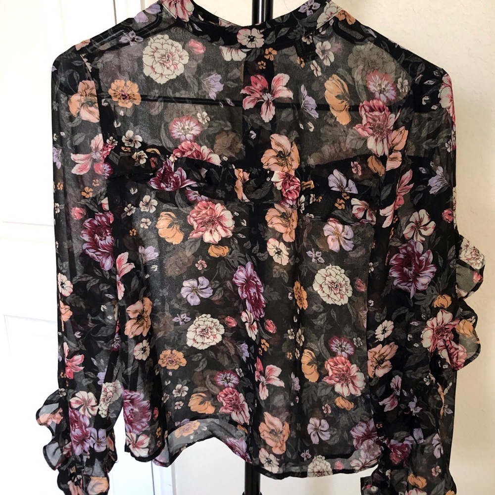 Floral Forever 21 Blouse
